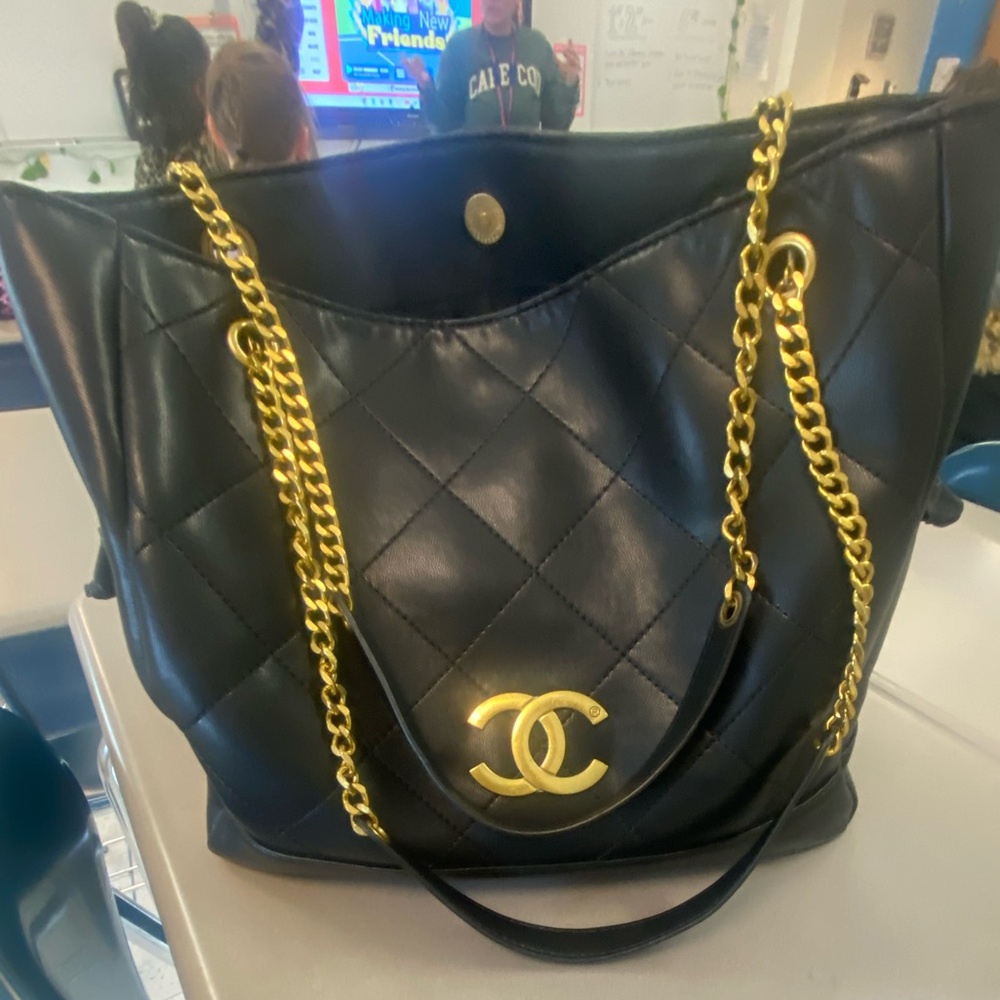 Tote Leather Monogram Bag